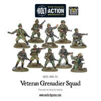 German Veteran Grenadier Squad 28mm 2