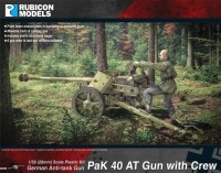 PaK 40 AT Gun with Crew 1/56 28mm gallery