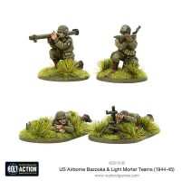 US Airborne Bazooka and Light Mortar Teams (1944-45) 28mm 1