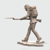 Clara from the Union Infantry 54mm 3