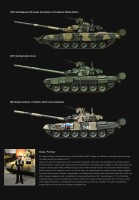 Meng Russian Main Battle Tank T-90 w/TBS-86 Tank Dozer 1/35 