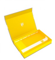 Half-Size Magnetbox 40 mm gelb -leer-