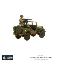 US Army Jeep with 30 Cal MMG 28mm 4