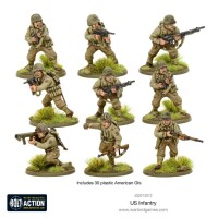 US Infantry American GIs 28mm 3