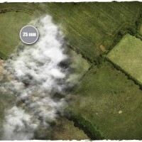 Deep Cut Studio Wargames Terrain Mat Aerial Field 4x6 3