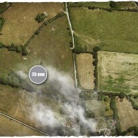 Deep Cut Studio Wargames Terrain Mat Aerial Field 4x6 4