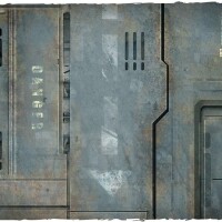 Deep Cut Studio Wargames Terrain Mat Space Hulk 4x4 3