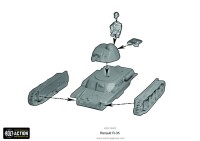 French Renault R35 Light Tank 28mm 5
