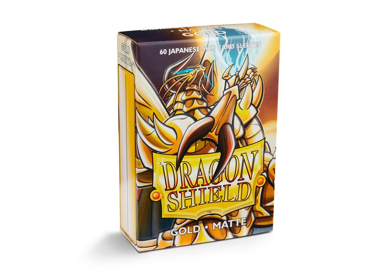 Gold Dragon Shield Japanese Matte 60 Protective Sleeves