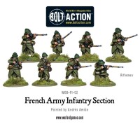 French Army Infantry Section 28mm 2