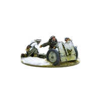 German Heer 7.5cm leIG 18 Light Artillery (Winter) 28mm