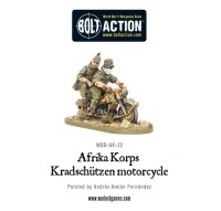 Afrika Korps Kradschutzen Motorcycle 28mm 2