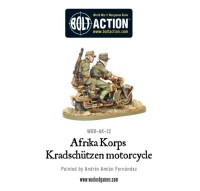 Afrika Korps Kradschutzen Motorcycle 28mm 3