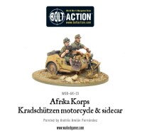 Afrika Korps Kradschutzen Motorcycle and gallery