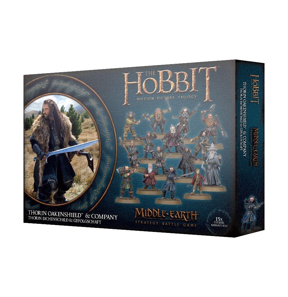 Hobbit Thorin Eichenschild und Gefolgschaft
