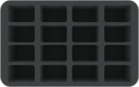 Half-Size Schaumstoff 40 mm (16 mittlere Fächer) 2