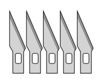5 Ersatzklingen für Präzisions gallery