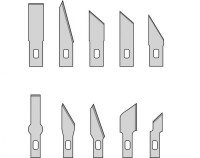10 verschieden Ersatzklingen Präzis gallery