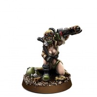 Imperial Soldier Pin-Up Female With Flam gallery