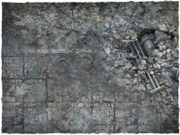 Deep Cut Studio Wargames Terrain Mat City Ruins 4x4 2