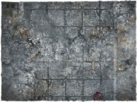 Deep Cut Studio Wargames Terrain Mat City Ruins 4x4 3
