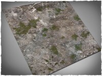 Deep Cut Studio Wargames Terrain Mat Medieval Ruins 4x4