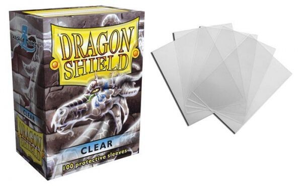 Dragon Shield | Standard Size Card Classic Sleeves | 100 CT - Smooth & Tough Premium TCG Sleeves - Compatible with Pokemon, Flesh & Blood, One Piece & Magic the Gathering | Clear - Bild 4