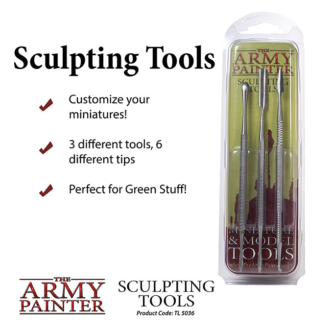 Sculpting Tools (Modellier Werkzeug) 3er Set