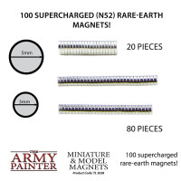 Miniature Model Neodym Magnets 80x 3x1mm und 20x 5x1mm 2