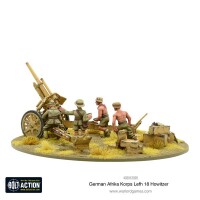 Afrika Korps LeFH 18 10.5cm Medium Artillery 28mm 3