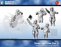 Soviet Tank Crew Set 1 1/56 28mm gallery