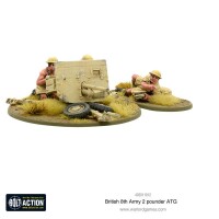 British 8th Army 2 Pounder AT Gun 28mm 2
