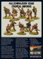 German Fallschirmjäger Squad in Tropical Uniform 28mm 2