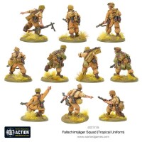 German Fallschirmjäger Squad in Tropical Uniform 28mm 4