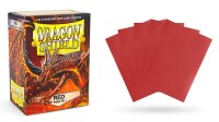 Dragon Shield Matte Red 100 protective Sleeves