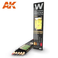 AK Interactive Weathering Pencils Chipping & Aging Set 2