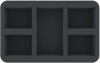 Half-Size Schaumstoff 60 mm (5 große Fächer) 2